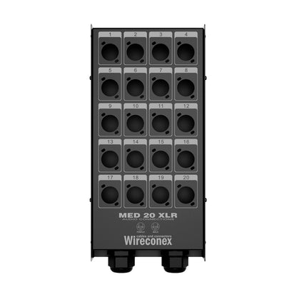 Painel 20 Xlr 2 Prensa Cabo Med2 20 2s Wireconex [F108]