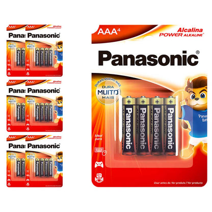 28 Pilhas Alcalinas Aaa Panasonic (7 Cart)