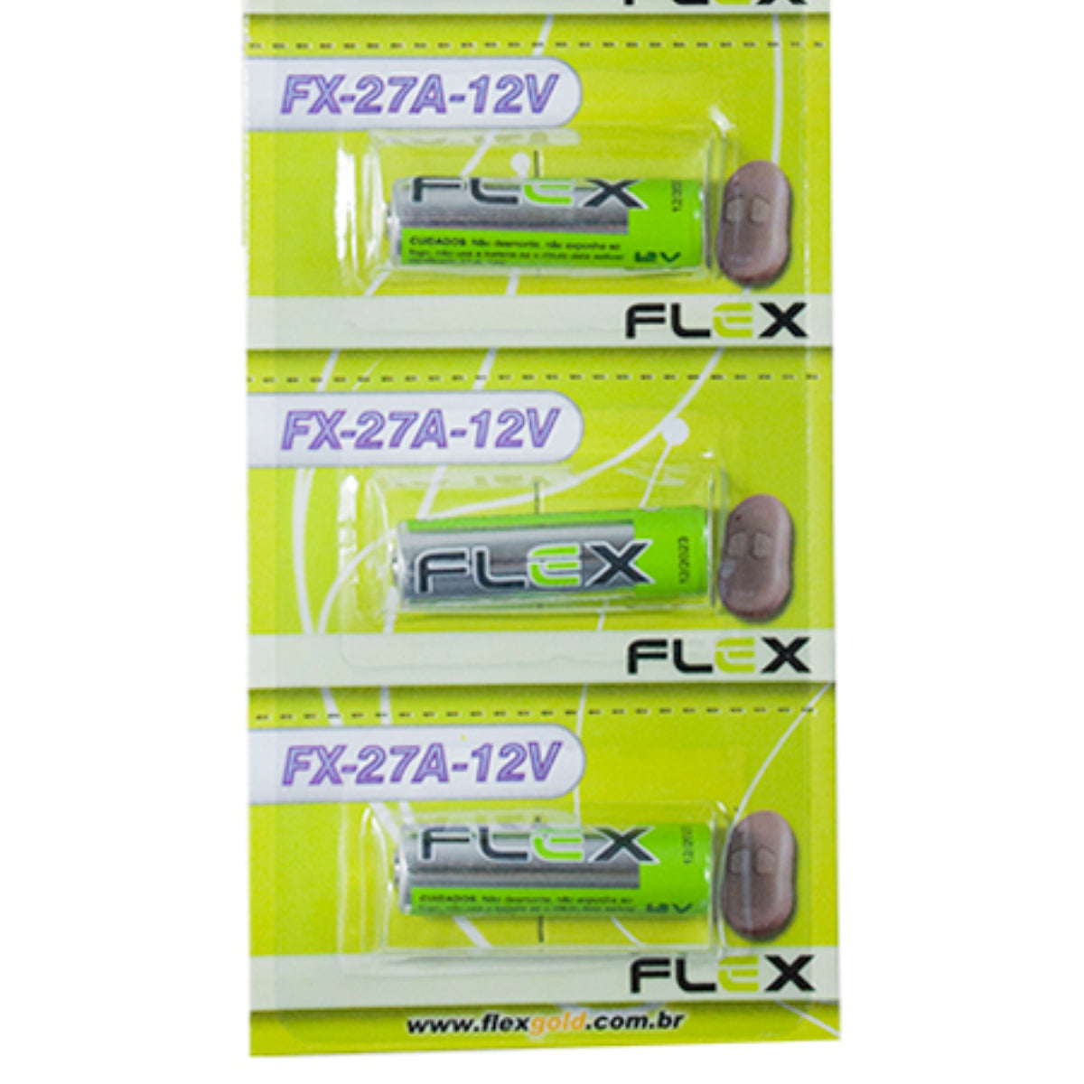 Bateria 27a Cartela Com 5 Unidades Flex [F108]