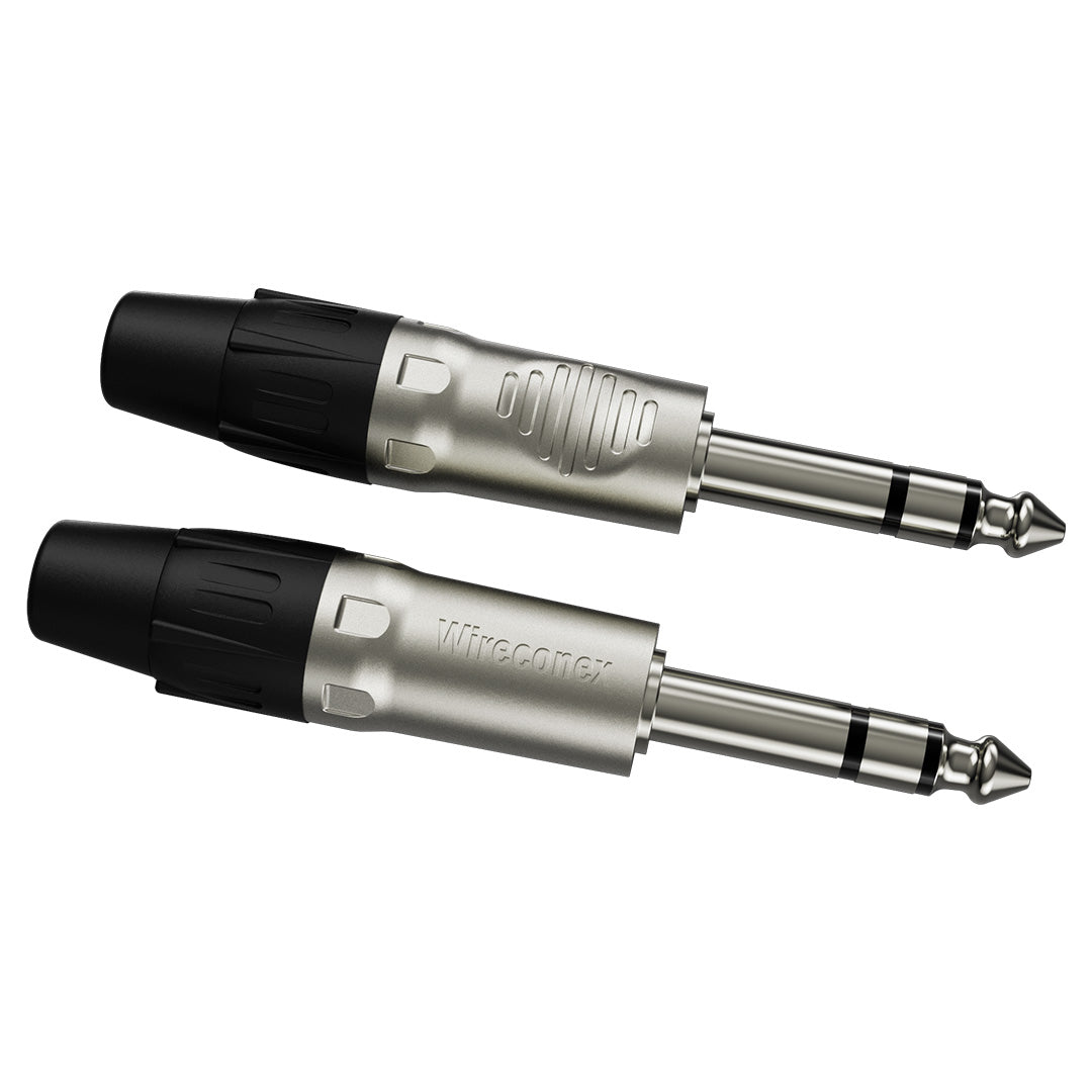 Conector P10 Stereo Macho Wc 1123 Wireconex 10 Unidades [F108]