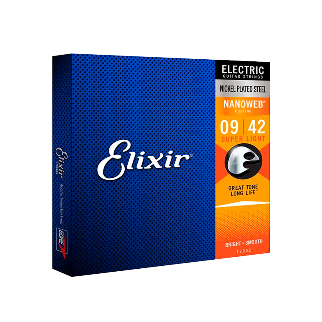 Cordas 009 Super Light Guitarra Nanoweb Elixir [F108]