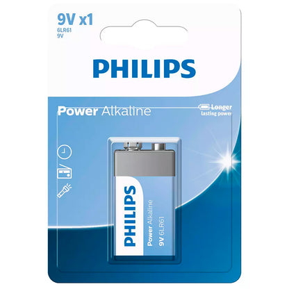 1 Bateria Alcalina 9v Philips [F108]