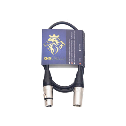 Cabo Para Microfone Balanceado Xlr Xlr 01 Metro Mcb-01 Kng Wireconex [F108]