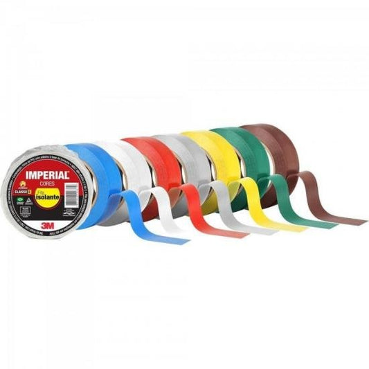 Fita Isolante 18mm x 10m Imperial Azul 3M - PCT / 10 [F002]
