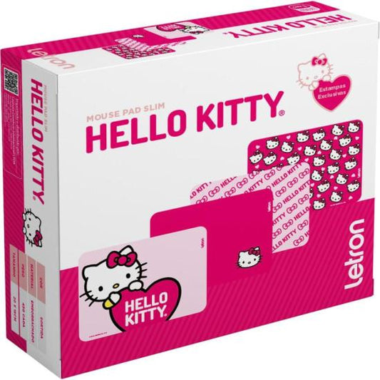 Mouse Pad Slim Letron Hello Kitty (Caixa C/20 Unidades) [F002]