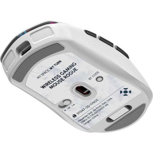 Mouse Gamer Fortrek Rogue Wireless Branco [F002]