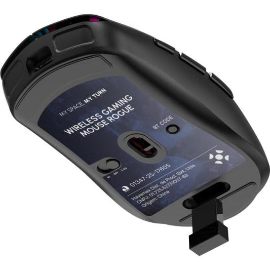 Mouse Gamer Fortrek Rogue Wireless Preto [F002]