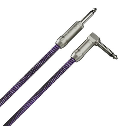 Cabo P10 Prowire Em L Tweed Preto/lilás 3,05m Wireconex [F108]