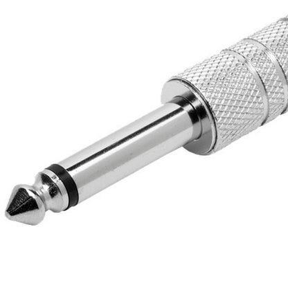 Conector P10 Macho Linha Mono Niquel Com Mola Storm 10 Unidades [F108]