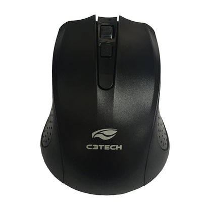 Mouse Sem Fio C3tech Wireless M-w20bk Usb Preto 2.4ghz [F133]