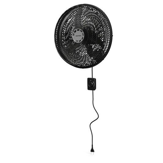 Ventilador Parede 50cm Oscilante 220v Preto Ventisol [F108]