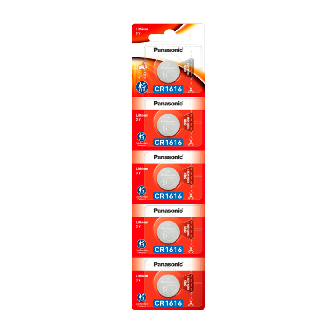 Bateria Cr1616 Cartela Com 05 Unidades Panasonic [F108]