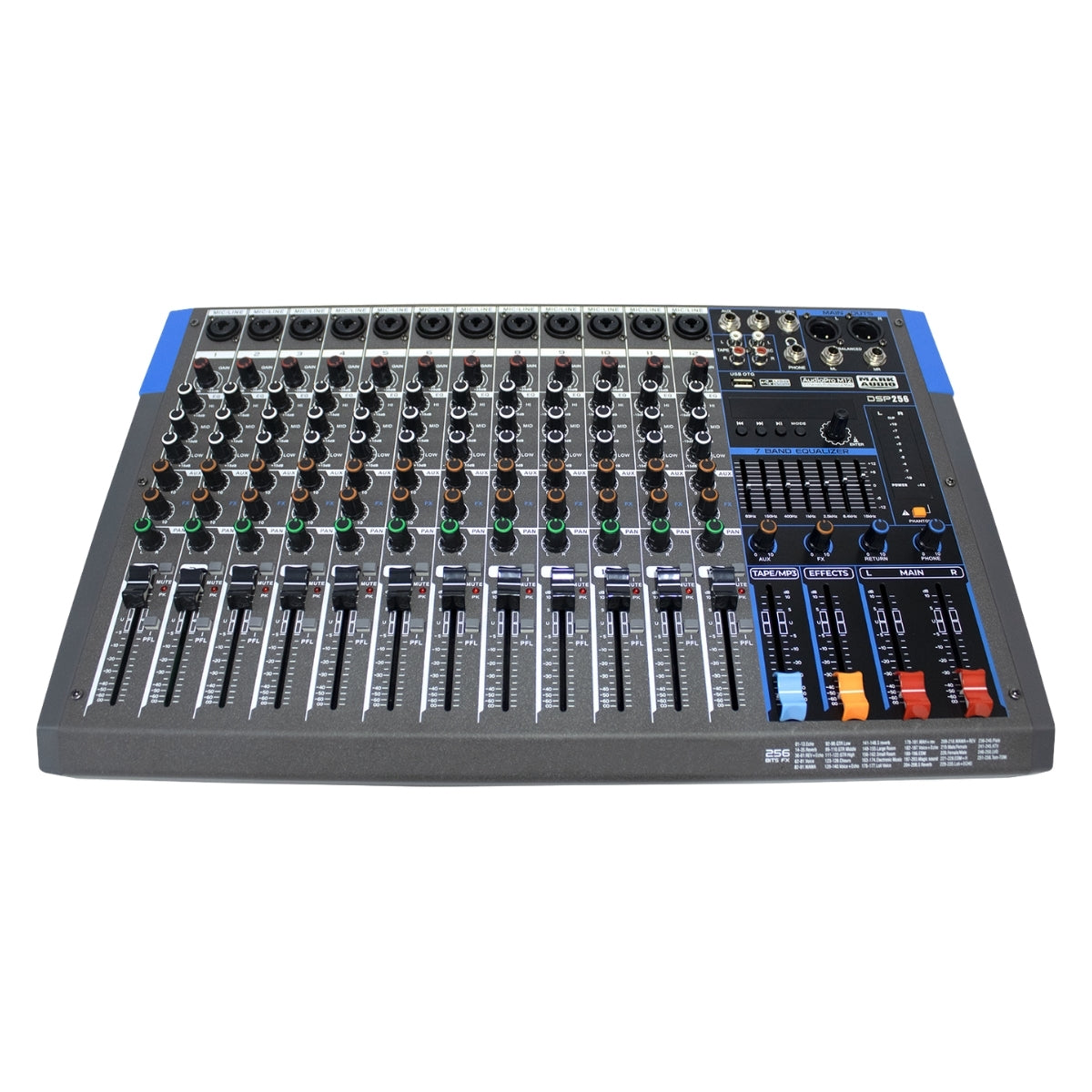 Audio Pro M12 - Mixer Mark Audio 12 Canais [F108]