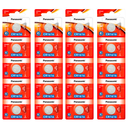 20 Baterias CR1616 Panasonic (04 cartelas)