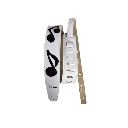 Correia Nm Branco Nota Musical Preto Basso [F108]