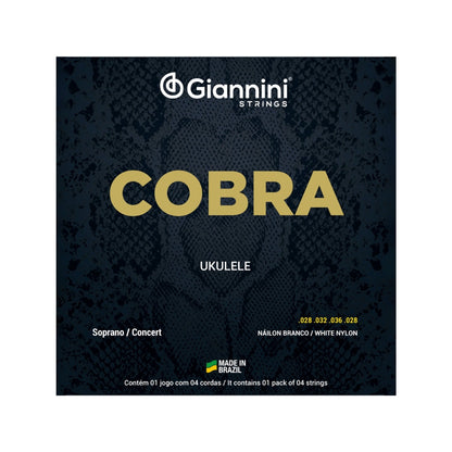 Encordoamento Giannini P/ukulele Nylon Branco Geuksc [F108]