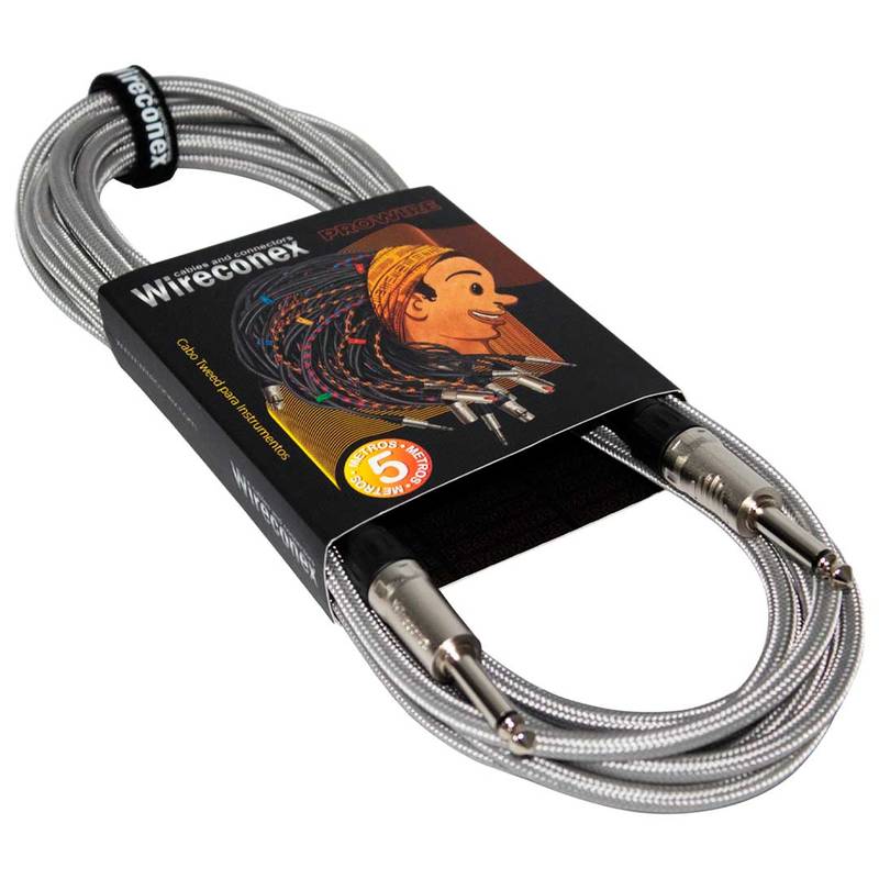 Cabo Instrumentos  P10 Tweed Wci-sv 03 3 Metros Prata Wireconex [F108]