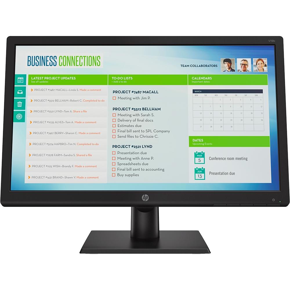 Monitor Hp Led 18.5´ Widescreen, Vga - V19b [F133]