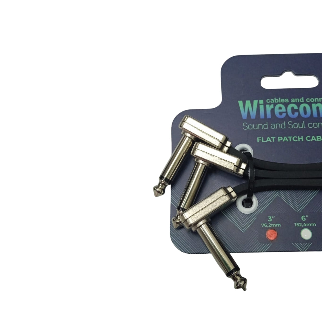 Cabo Flat Para Pedal Wireconex Wfc 3-3 – Emborrachado 3 Polegadas [F108]