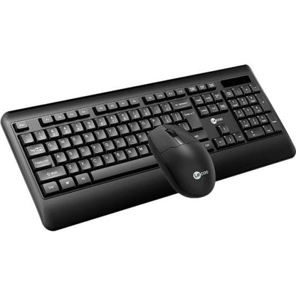 Kit Teclado e Mouse Lecoo KW202 Sem Fio Preto [F002]