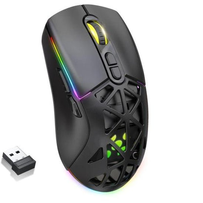 Mouse Gamer Sem Fio Wireless Fortrek Striker Air Preto [F002]