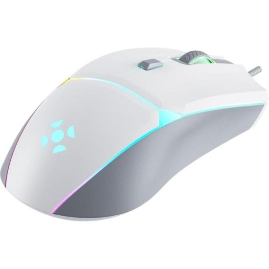 Mouse Gamer Fortrek Crusader 12800Dpi Branco [F002]