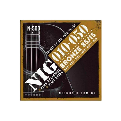 Encordoamento Violão Aço 010  1ª Corda (mí) Extra N500 Nig [F108]