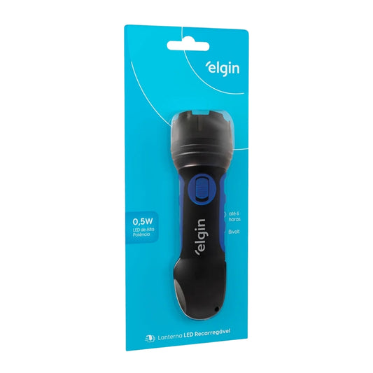 Lanterna Pequena Recarregável Led 0,5w 500mah Elgin [F108]
