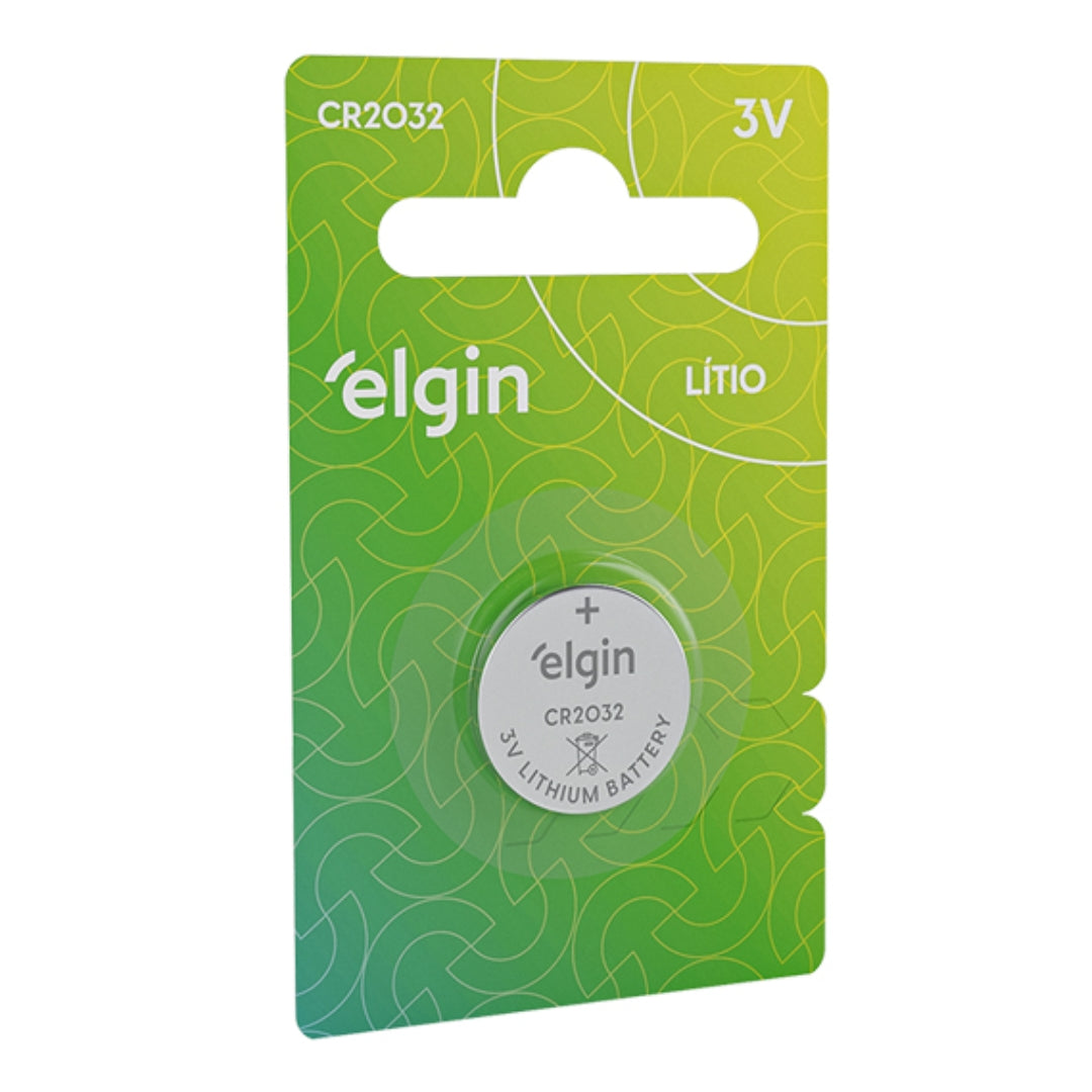 Bateria Cr 2032 Elgin Cartela Com 01 Unidade [F108]