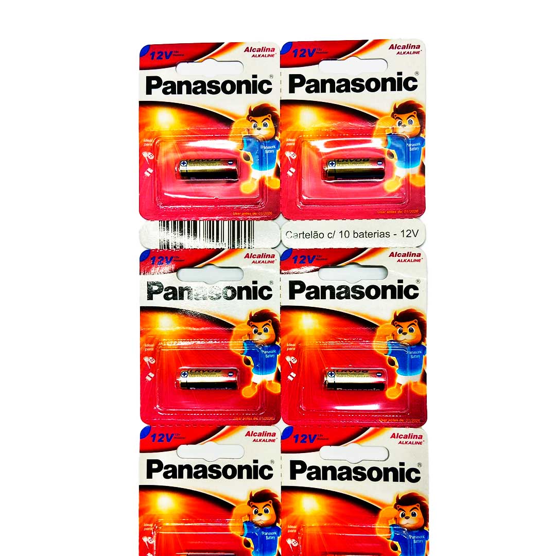 Bateria Alcalina 12v Panasonic Ct-10 Lr-v08-1bt [F108]