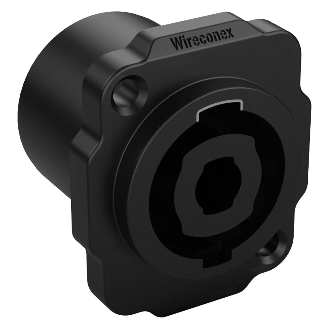 Conector Spk Femea Painel 4 P Wc 1604 Fp Bk Pbk Wireconex 04 Unidades [F108]