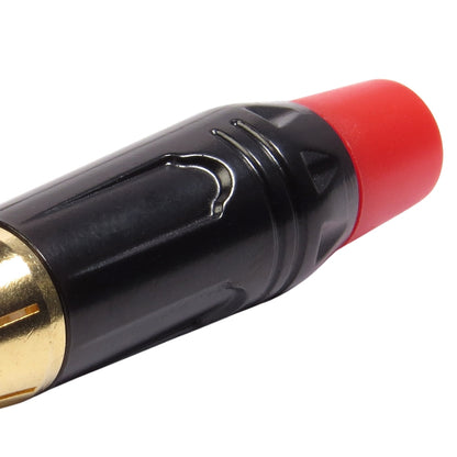 Conector Linha Rca Macho Vermelho Metal Storm 10 Unidades [F108]