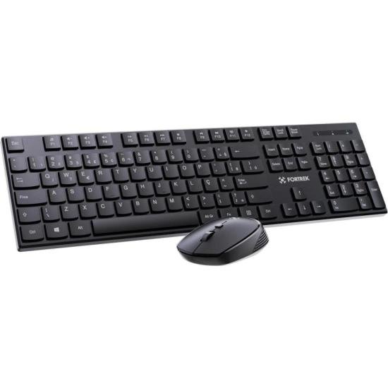 Kit Mouse e Teclado Fortrek CW11 Wireless Preto [F002]