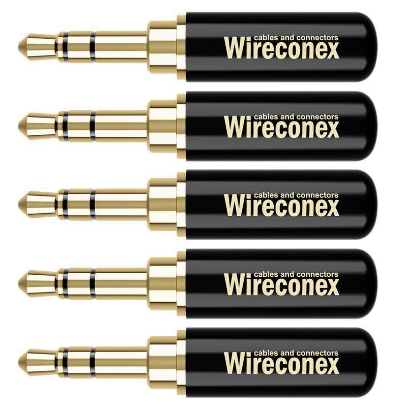 Kit 05 Conectores P2 Linha Stereo Wc 2313 Wireconex [F108]