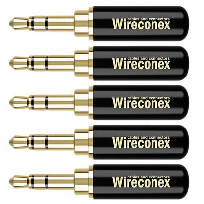 Kit 05 Conectores P2 Linha Stereo Wc 2313 Wireconex [F108]