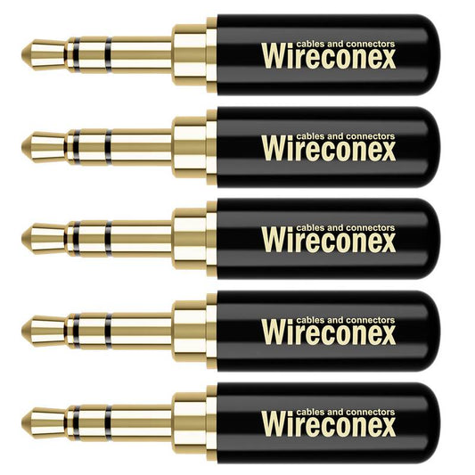 Kit 05 Conectores P2 Linha Stereo Wc 2313 Wireconex [F108]