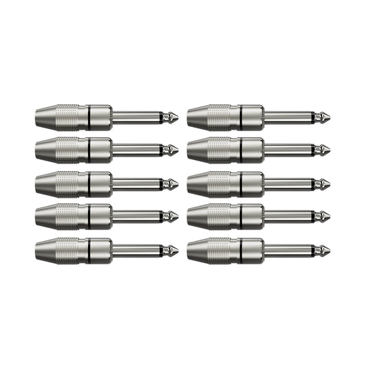Conector P10 Mono Nickel Wc153 10 Un Wireconex [F108]