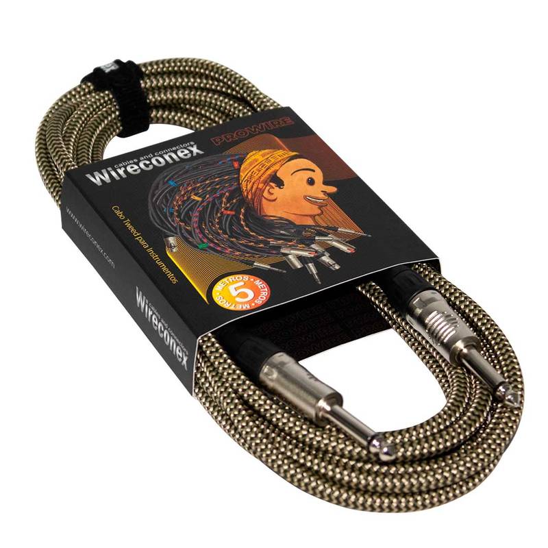 Cabo Instrumentos  P10 Tweed Wci-gg 05 5 Metros Dourado Wireconex [F108]