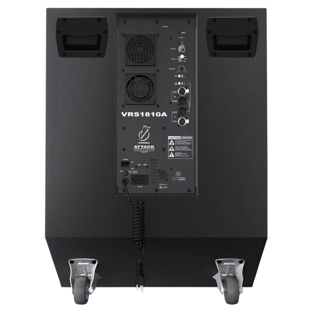 Subwoofer Attack Vrs1810a - Caixa  Ativa / Amplificada 18 Polegadas 1.000 W Rms [F108]