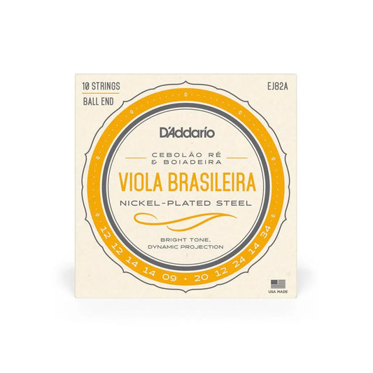 Cordas Para Viola Brasileira Ré D Addario Ej82 [F108]