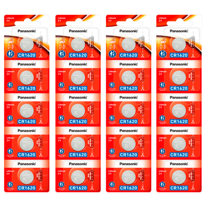 20 Baterias CR1620 Panasonic (04 cartelas)