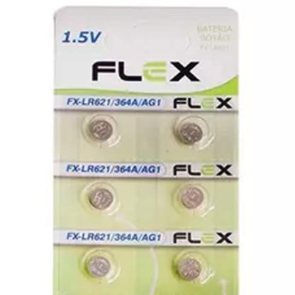 Bateria Botão Lr621 Cartela Com 14 Unidades Flex [F108]