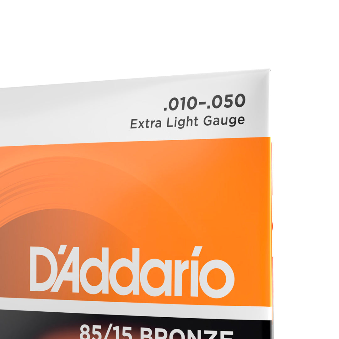 Cordas Para Violão Aço D Addario Bronze 85/15 Ez900-b .010-.050 Com Corda Extra Pl010 [F108]