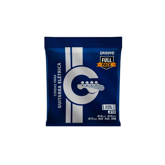 Jogo De Cordas P/guitarra Groove 0.010"/0.046" Gfp2 [F108]