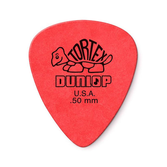 Palheta Tortex 0,50mm Vermelha Pct C/ 6 Un 418r.50 Dunlop (1341) [F108]