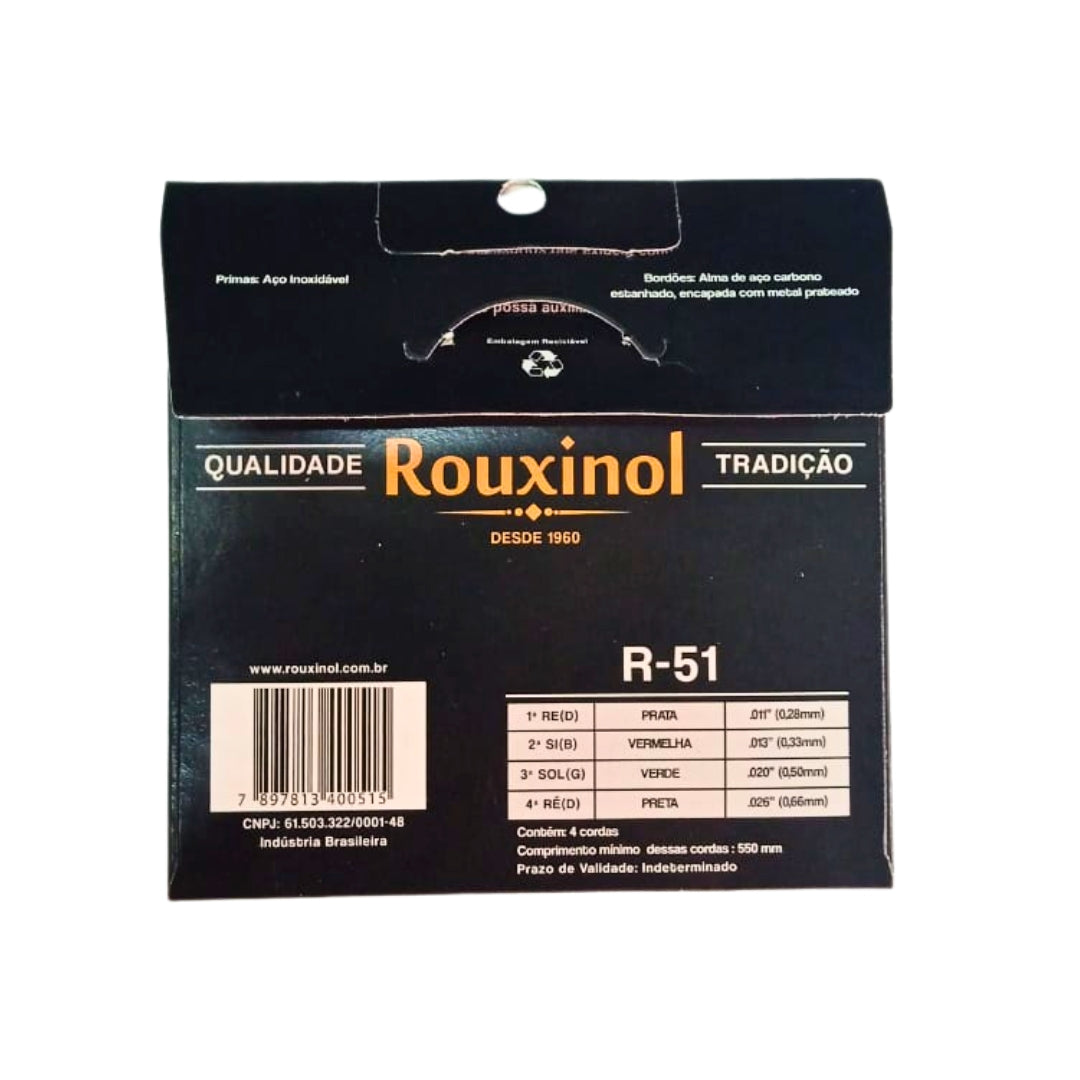 Encordoamento Cavaquinho R-51 Tradicional Chenille Rouxinol [F108]