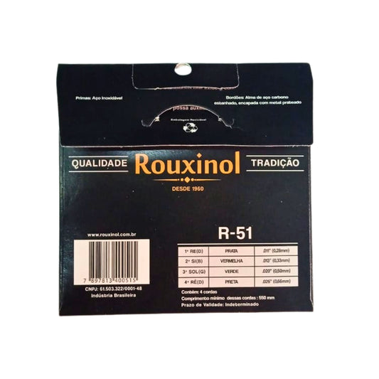 Encordoamento Cavaquinho R-51 Tradicional Chenille Rouxinol [F108]