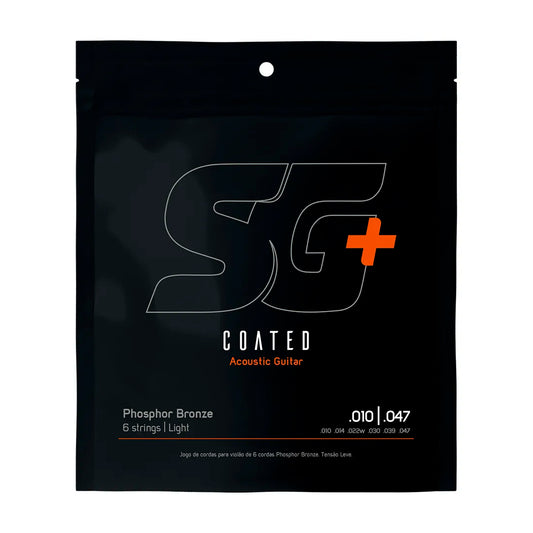 Encordoamento P/violão Fósforo Bronze Sg+ Revestido 010 [F108]