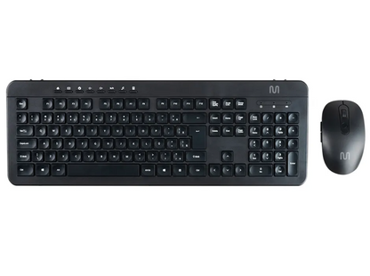 Combo Teclado + Mouse Sem Fio Multilaser Tc250 Recarregável [F133]