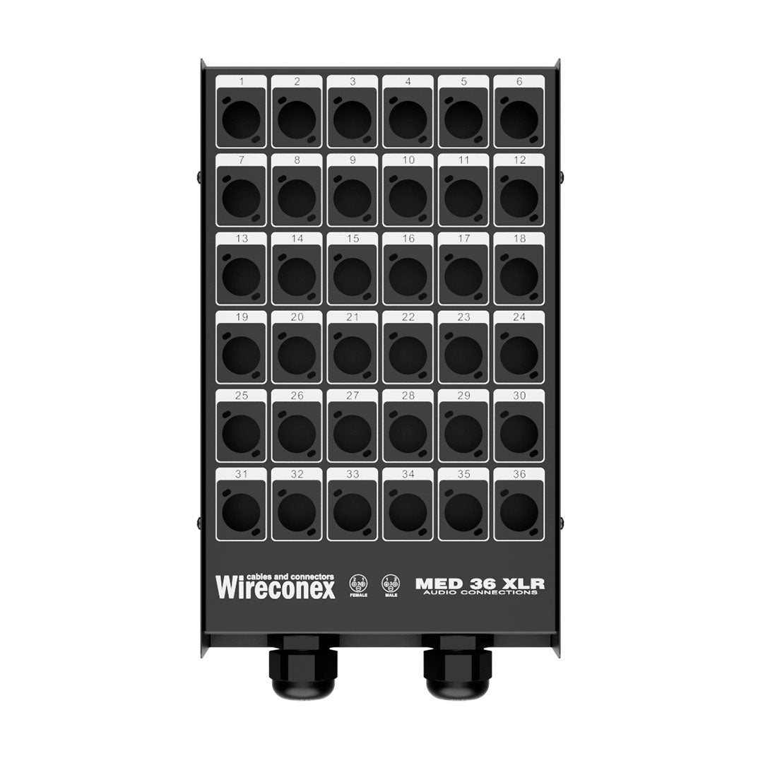 Painel Multicabo 36 Vias Xlr Sem Conectores Wireconex [F108]